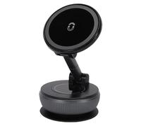 Diyeeni Vacuum Magnetic Phone Holders for Car, 360° Adjustable Foldable Strong Magnet Suction Cup Car Cell Phone Holder Mount Stand Compatible with for IOS16 15 14 13 12