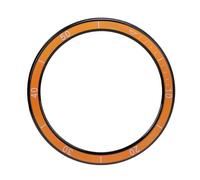 Diyeeni Watch Bezel Circle, Two Tone Scale Watch Bezel Ring Glossy Finish for Wristwatch