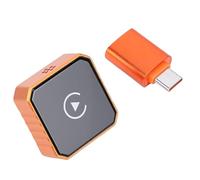 Diyeeni Wireless Car Adapter, Plug and Play Bluetooth Wifi 2.4G 5G, with Intelligent Voice Control & Cloud Firmware Updates, for iOS10+ for 11+ Vehicles (White Pattern)