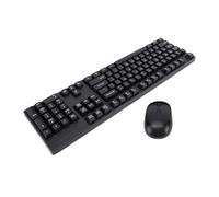 Diyeeni Wireless Keyboard and Mouse, 104 Keys Cordless Keyboard Mouse Combo, Ergonomic Slim Keyboards, Sleep Mode, Long Battery Life, Compatible with PC, Desktop, Laptop (Black)