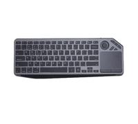 Diyeeni Wireless Touch Keyboard with Touchpad, 2.4G & Bluetooth Dual Mode, Multi Device TV Keyboard for Laptop Tablet with 7 Color Backlight Type C Fast Charging 180h Standby