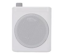 Diyeeni Wireless Voice Amplifier with Lavalier Mic, Bluetooth 5.3, Noise Reduction, 75mm Speaker, 30m Range Magnetic, for Classroom Teaching Conference Speeches (White)