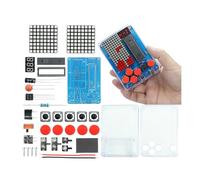 Diyer Classic Electronic Soldering Kit 4 Game Family Fun High School Training Racing Car Game Including Snake for STEM Projects