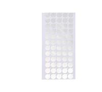 diyfixlcd 600 Pieces Aluminum Foil Film Sealing Sticker, Bottle Stopper Sealing Strip Lid, Silver Round Self-Adhesive Tube Tape Cap for Toothpaste Essential Oil Bottle Cosmetic Soft Tube, 19mm Dia