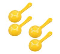 Diyfixlcd Japanese Rice 4Pcs Portion Rice Scoop Plastic Rice Paddle Hollow Non- stick Rice Spoon Semicircular Rice Spoon Shovel Porridge Spoon for Restaurant Japanese Rice Cooker