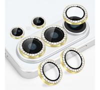 DiyGody Camera Lens Protector Compatible with Samsung Galaxy S26 Ultra with Auto Alignment Tool Kit, 9H HD Clear Tempered Glass, Phone Lens Protective Cover for Samsung Galaxy S26 Ultra, Diamond Gold