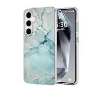 DiyGody Case Compatible for Samsung Galaxy S25 Plus with Green Marble Unqiue Design for Women Girls, Anti-Drop Soft TPU Protective Cover for Samsung Galaxy S25 + 6.7inch