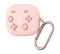 DiyGody Cute Case Compatible for Beats Powerbeats Pro 2 2025 with Keyring, Cover with Cartoon Game Console Design for Girls, Protective Case in Shockproof Anti-scratches Anti-dust Soft Silicone, Pink