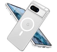 DiyGody for Google Pixel 8a Case 6.1inch with Magnetic [Compatible for MagSafe],Crystal Clear Design Slim Drop Protection Non-Yellowing Bumper Hard PC Back Cover for Google Pixel 8a 5G 2024