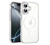 DiyGody Magnetic for iPhone 16 Plus Case 6.7inch Clear [Compatible for MagSafe],Anti-Yellowing Transparent Design Slim Shockproof Bumper Phone Protective Cover for iPhone 16 Plus