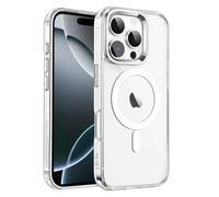 DiyGody Magnetic for iPhone 16 Pro Case Clear [Compatible for MagSafe],Anti-Yellowing Transparent Design Slim Shockproof Bumper Phone Protective Cover for iPhone 16 Pro 6.3inch