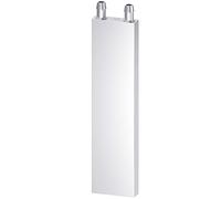 DIYhz Aluminum Water Cooling Block, Liquid Water Cooler Heat Sink System for PC Computer CPU Graphics Radiator Heatsink Endothermic Head Silver(40mm x 160mm x 12mm)