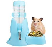 Diyife Guinea Pig Water Bottle - Non Drip, Automatic Dispenser, Free Standing for Hamster, Bunny, Chinchilla, Hedgehog, Squirrel (Blue, 80ml)