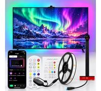 Diyife TV Backlight with AR Sensor, Real-Time Sync to 65-75 inch TVs, 5m | TV Backlights, Multiple Colors Changing RGB LED Strip Lights for TV Work with Remote, Bluetooth, Smart App Control