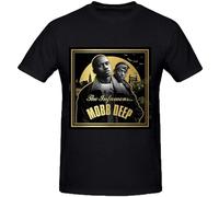 Diyilu Mobb Deep The Infamous Mobb Deep Shirts 100 Cotton Men Round Neck Black L