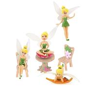 Diyiming Fairy Garden Accessories Kit with Miniature Fairies 7 Piece Figurine & Table Chair Set