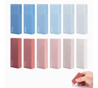 DIYJEP 12 Pcs White Out Correction Tape, Mini Colorful Quick Dry Correction Tapes Roller, Cute Pocket Correction Tape Rollers for Students Office Home School Stationery Supplies (Gradient Blue Red)