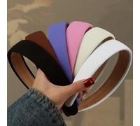DiyJibb 6pcs Headbands for Women - 1 Inches Wide Headbands - Solid Color Headband Fashion Hair Accessories- Trendy Women Girls Non Slip Fashion Hair Bands- Thick Elastic Hair Bands for Women's Hair
