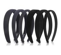 DiyJibb 6PCS Velvet Headbands for Women, Soft & Comfortable Non-Slip Hairbands, Adjustable Width (0.6, 0.8, 1.2 Inches) with Two Color Options, Perfect for Daily Wear & Special Occasions