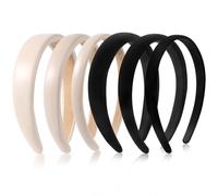 DiyJibb 6PCS Velvet Headbands for Women, Soft & Comfortable Non-Slip Hairbands, Adjustable Width (0.6, 0.8, 1.2 Inches) with Two Color Options, Perfect for Daily Wear & Special Occasions