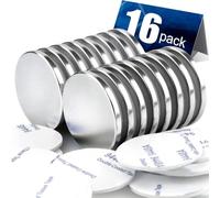 DIYMAG Powerful Neodymium Disc Magnets, Strong, Permanent, Rare Earth Magnets. Fridge, DIY, Building, Scientific, Craft, and Office Magnets, 1.26 inch x 1/8 inch,16 Pack