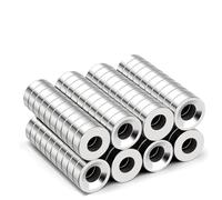 DIYMAG Strong Neodymium Disc Magnets, Permanent Rare Earth Countersunk Hole Magnets for Refrigerator, DIY, Science, Crafts, Office-0.32 inch x 0.12 inch, 80 PCS