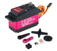 DIYmall 150KG DS51150 Digital Servo Full Metal Gear RC Servo 180 Degree Waterproof IP67 12V with 18T Servo Arm for Baja Car 1/5 RC Car
