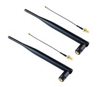 DIYmall 2pcs 915MHz LoRa Antenna 5DBi SMA Male with U.FL/I-PEX to SMA Connector Cable Omni-Directional Antenna for LoRa Board Lora32 IoT