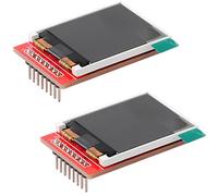 DIYmalls 1.44" TFT LCD Display Screen Module 3.3V RGB 65K 128x128 4-wire SPI ST7735S for Arduino ESP32 Development Board (Pack of 2)