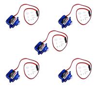 DIYmalls FS90R Servo 9g Micro Continuous Rotation 360 Analog Motor for Arduino Microbit DIY Project (Pack of 5)