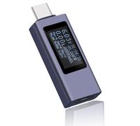 diymore 240W USB C Tester Meter Type-C Power Tester, DC 4-30V 0-12A USB-C Current Meter Voltmeter Multimeter Voltage Measuring Device 0.77 inch OLED Display Screen