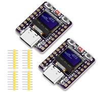 diymore 2pcs ESP32 C3 Development Board with 0.42 Inch OLED Display,Type-C ESP32 Mini Supports WiFi BT 5.0, Suitable for IoT Ard Micropython Development