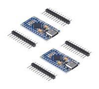 diymore 2PCS Pro Micro 32U4 Chip Module Type-C Development Board 5V 16MHz Microcontroller Board with Pin Header
