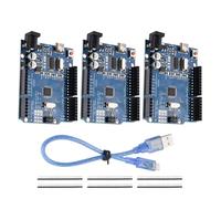 Diymore 3 Pieces UNO R3 At-328PU Board for Ar-dui-no,Microcontroller CH340 16MHz 5V Development Board Modules Compatible with Development Environment With USB Cable
