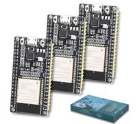 Diymore 3PCS ESP32 Development Board,ESP32 WIFI Module with CP2102 WLAN WiFi Bluetooth ESP32 WROOM (38Pin)