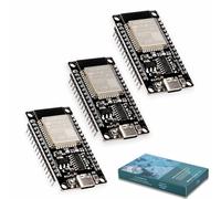 diymore 3PCS ESP32 Development Board Type C ESP-32 2.4GHz Dual Mode WiFi+Bluetooth Microcontroller CH340C Chip Module for Arduino IDE,Support MicroPython, NodeMCU, AP/STA/AP+STA