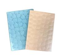 DIYology 3D Hearts Embossing Folders for Card Making, 3 d Love Hearts Texture Embossing Folder Template for DIY Paper Crafting Scrapbooking Polymer Clay Decoration