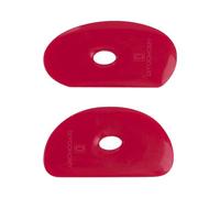 DIYOOHOMY 2Pcs Pottery Ribs for Pottery Tools and Clay Tools, Soft Silicone Ceramic Supplies Kit for Shapes Sculpting,Mud,Trimming,Throwing