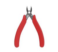 DIYPHONE Precision Wire Cutters,5” Side Cutting Pliers, Ultra-Sharp Diagonal Cutter Pliers, Anti Rust Diagonal Cutting Plier with Non-Slip Handle For Electronic, Phone Repair,DIY Models,Red
