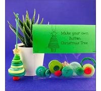 DIYs Button Christmas Ornaments Craft Kit | DIYs Button Santa Making Set | Funny Angel Snowman Buttons Art Christmas Tree Decorations | Novelty Buttons Ornament Pendant Craft Kits for Kids & Adults