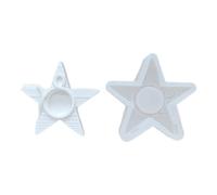DIYs Holder Mold Silicone Resin Molds Maple Leaf Star Candlestick Table Centerpieces Christmas Home Decorations Adjustable Base Shape