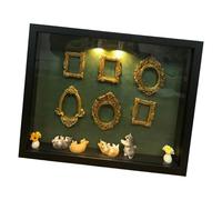 Diys Minis Museums Silhouetted Box, Shadows Box Frame Display Case Personalize Diys Photo Memory Display Case Home Decors Shadows Frame Set