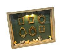 Diys Minis Museums Silhouetted Box, Shadows Box Frame Display Case Personalize Diys Photo Memory Display Case Home Decors Shadows Frame Set