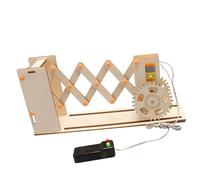 Diys Science Experiment Model Set Diys Wooden Electric Folding Security Gate Toy Early Education Invention Materials Science Experiment Equipment