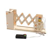 Diys Wooden Electric Barrier Gate Set Toy Physical Science Experiment Toy Early Education Invention Materials Science Experiment Equipment