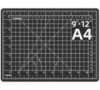 DIYSELF A4 Cutting Mat 9"x12", Self Healing Cutting Mats for Sewing, Fabric, Quilting, Double Sided Craft Desk Mat for DIY and Scrapbooking