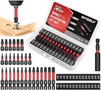 DIYSELF Security Torx Bits for Impact Driver, 29 PCS Star Bits Set, T5-TT40 Range, S2 Steel, 1"& 2" Torque Bit Set, Magnetic Holder, 1/4" Hex Shank Impact Driver Bit Set for Auto & Electronics Repair