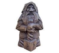 Diysupmkt Norse Gods Statue,Odin Thor Tyr Ulfhednar Statue Norse Viking Mythology Figurines,Norse Mythology Figure Statue Resin Handicraft,Norse Gods Statue for Home Office Decoration (Thor)