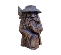 Diysupmkt Norse Gods Statue,Odin Thor Tyr Ulfhednar Statue Norse Viking Mythology Figurines,Norse Mythology Figure Statue Resin Handicraft,Norse Gods Statue for Home Office Decoration (Odin)