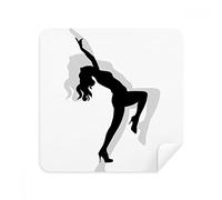 DIYthinker Dancing Hot Beautiful Woman Glasses Cleaning Cloth Phone Screen Cleaner Suede Fabric 2Pcs